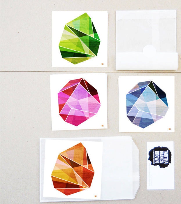 Lady Print Favor Kit 24 Assorted 4x4 Prints with Glassine Bags and Seals
