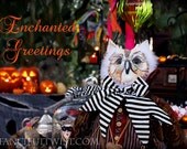 Halloween Enchanted Greetings - 5 Postcard Set