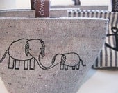 snack pouch (small), snack bag, elephants, organic