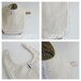 organic baby bib (white elephant)