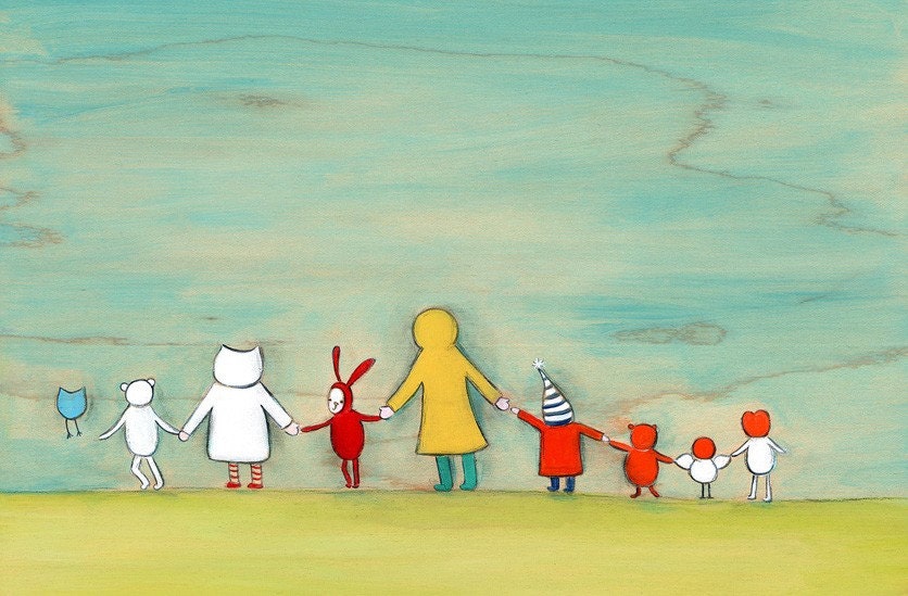 here we go - 19 x 13  print by Marisa and Creative Thursday