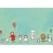 the gang celebrates - 8.5 x 11 print by Marisa and Creative Thursday