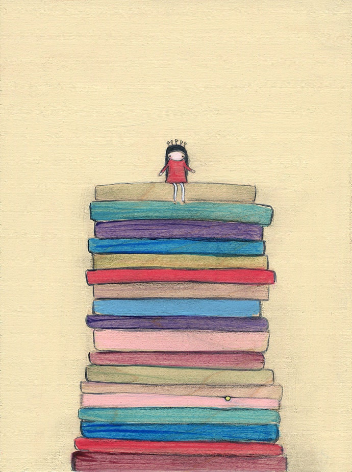 the princess and the pea - 8.5 x 11 print by Marisa and Creative Thursday