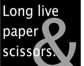 rock is dead long live....silly greeting card