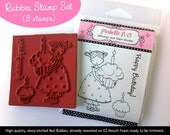 Rubber Stamp  SET: Happy Birthday