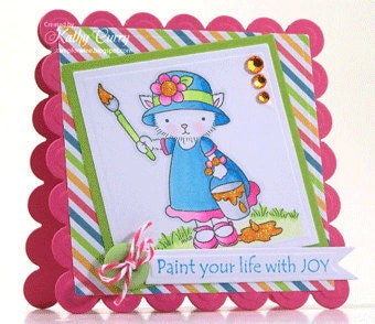 Rubber Stamp Set: Lilly's Paint Your Life
