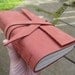 SALE - Cordial - Brick Red Leather Journal - handbound