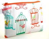 Zippered Wristlet-Michael Miller Tweet Tweet