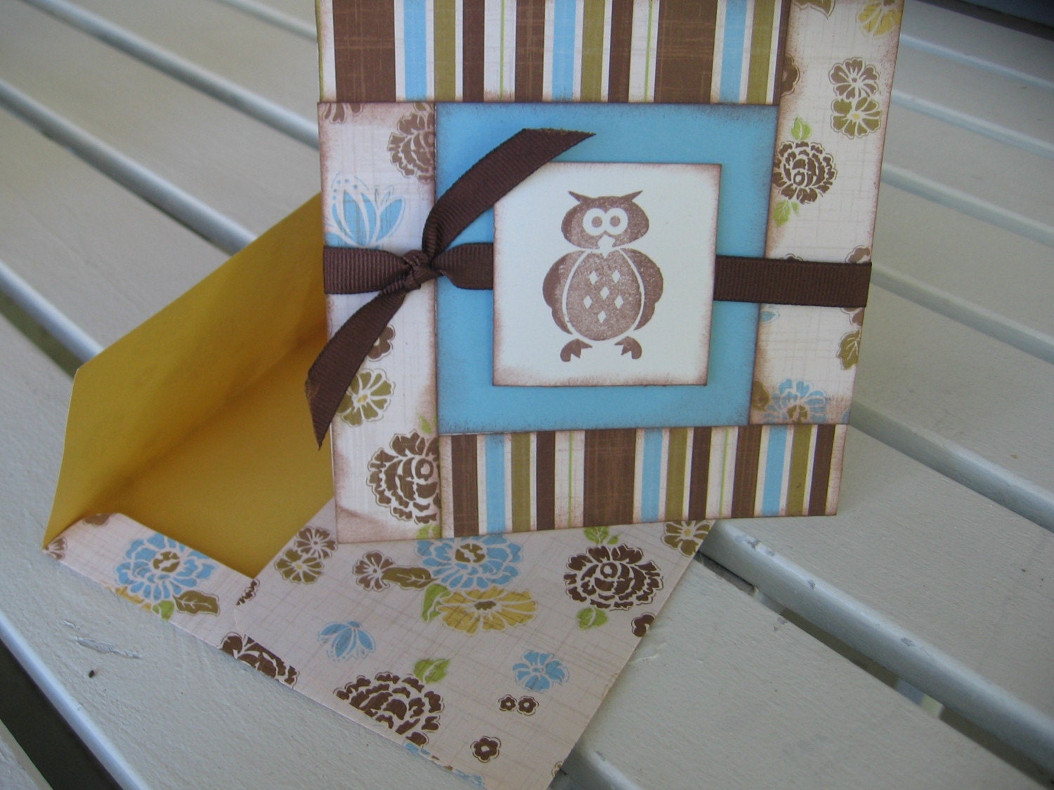 Caprice OWL...Card and matching Envelope...EANGTEAM