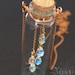 Just Me - Spring Rain glass bottle necklace 30 inches