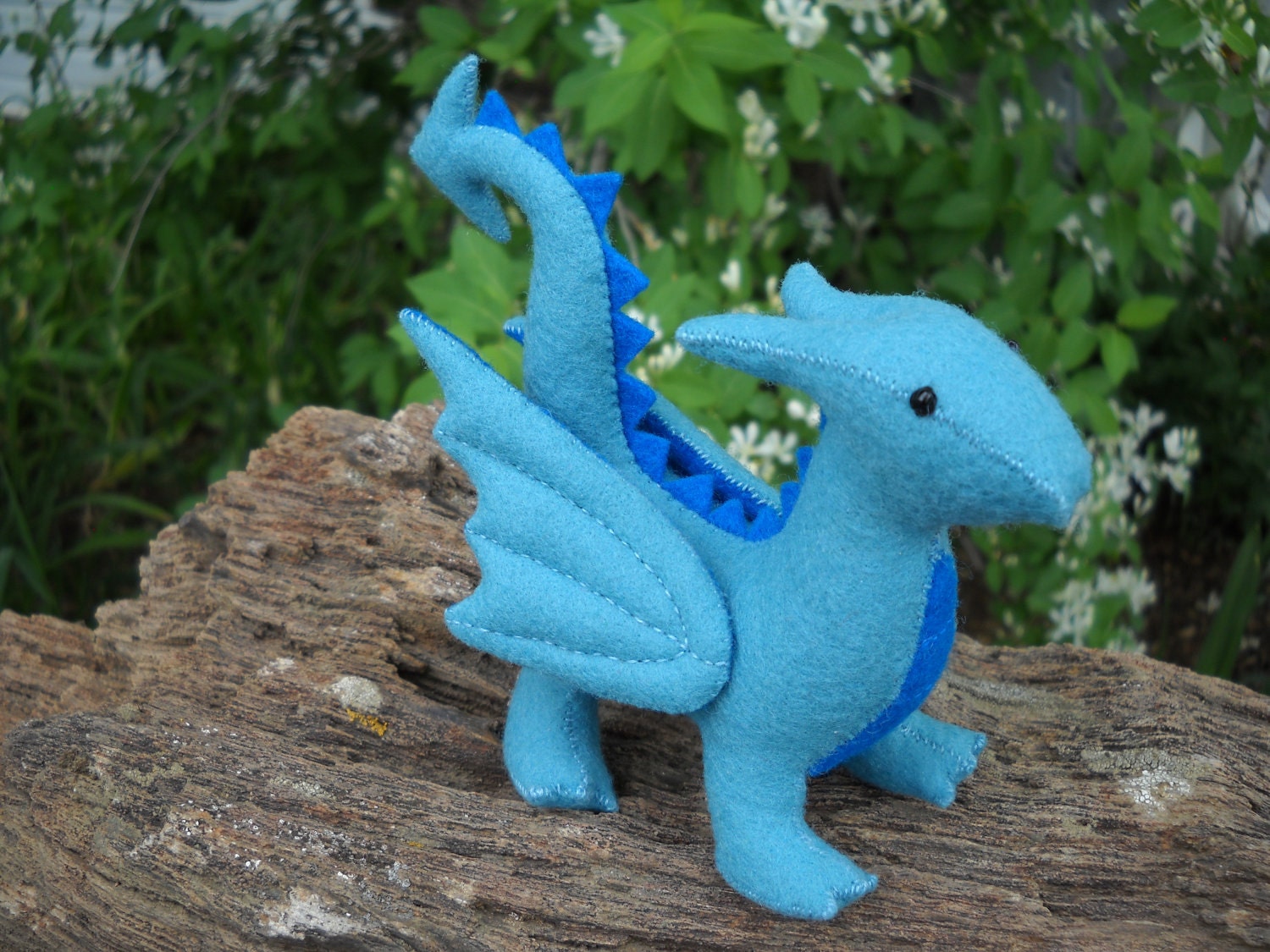 Stuffed Dragon, Waldorf Wool Felt