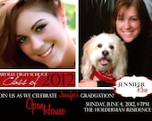 Mod Photo Boxes - Printable Graduation Invitation