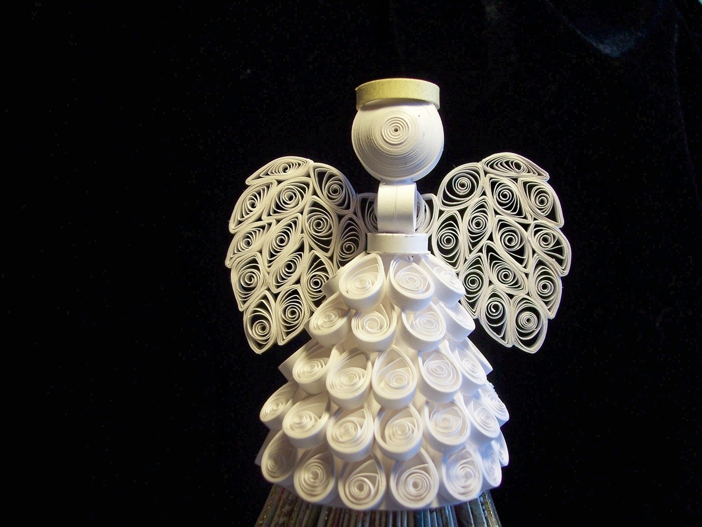 2010 All White Angel Ornament