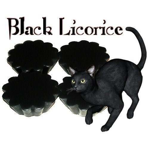 4 Black Licorice Tarts Wickless Candle Melts Licorice Scent