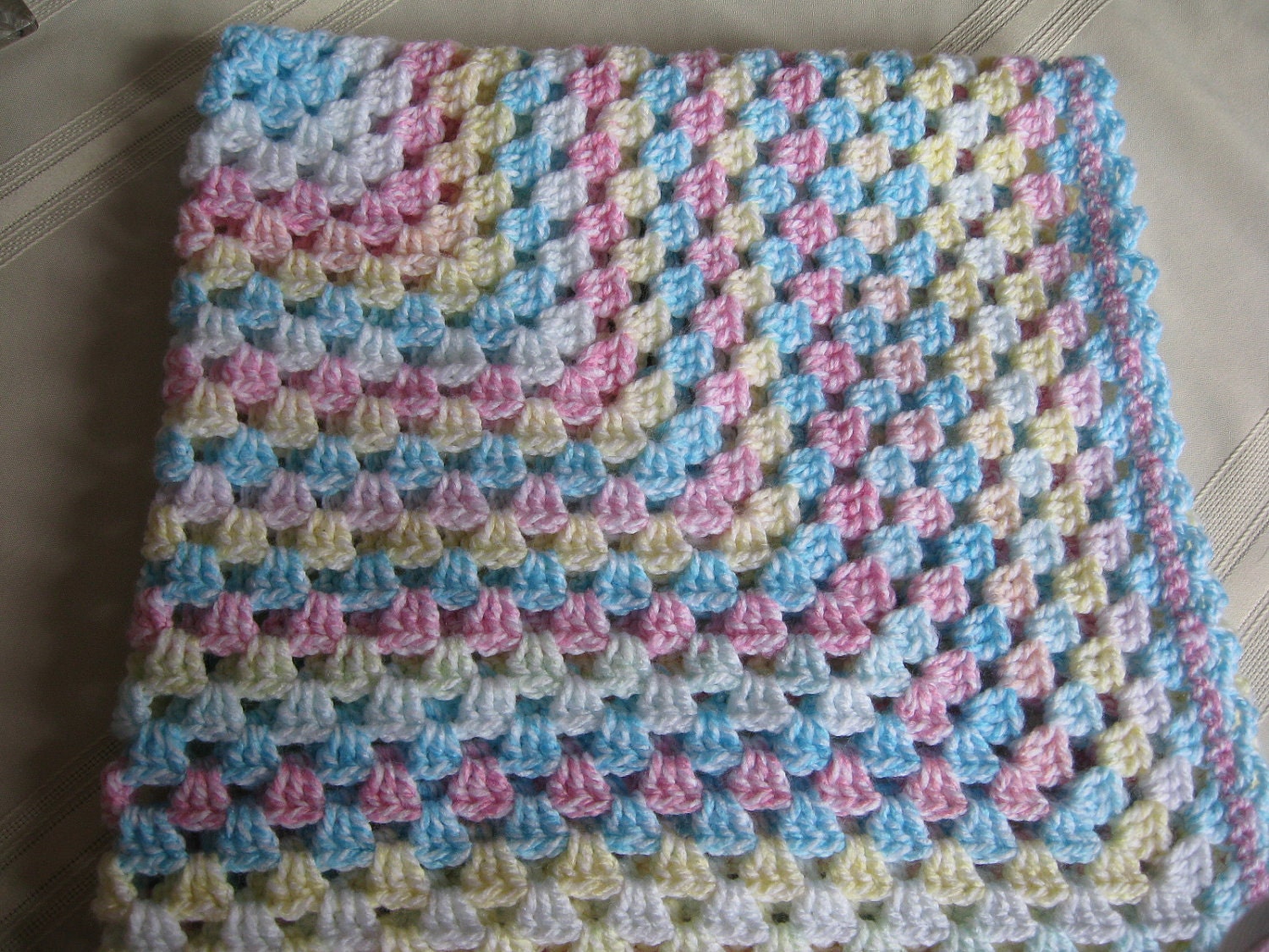 Pink Baby Sweater Set With Blanket Crochet