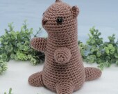 Groundhog (woodchuck, marmot) amigurumi PDF CROCHET PATTERN