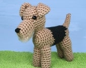 AmiDogs Airedale Terrier amigurumi dog PDF CROCHET PATTERN