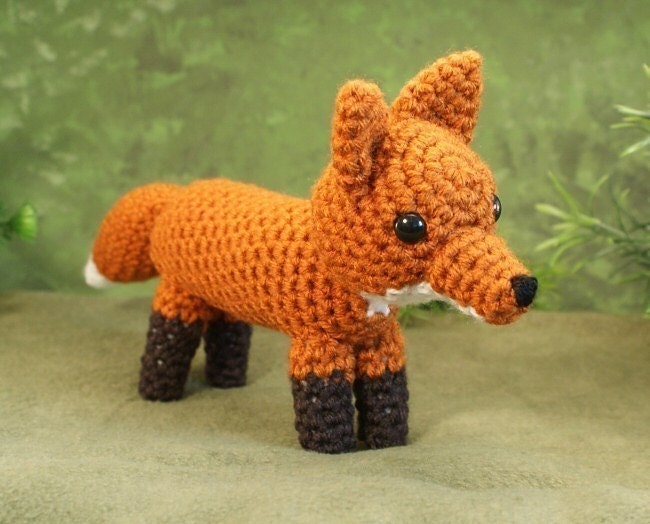 Red Fox amigurumi PDF CROCHET PATTERN