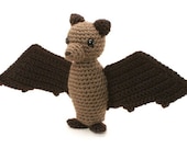 Fruit Bat (Flying Fox) amigurumi PDF CROCHET PATTERN