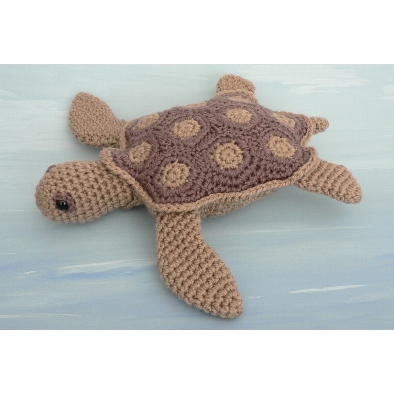 AquaAmi Sea Turtle amigurumi PDF CROCHET PATTERN