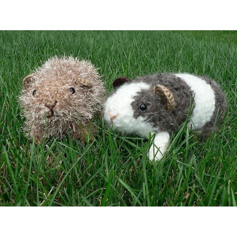 Fuzzy Guinea Pig amigurumi PDF CROCHET PATTERN