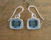 Elephant Buckle Earrings