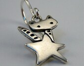 Little Rocket Cat Earrings