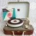 RCA Victor Portable Record Player in Faux Croco Case