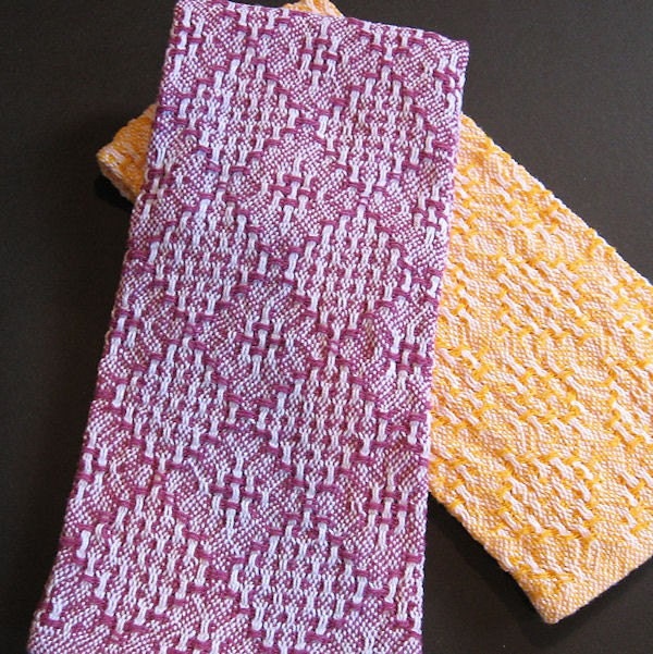2 Handwoven Hand Towels