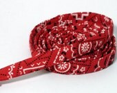 Pet Dog Cat Leash - Red Bandana - xs 3/8" wide 6 Feet long