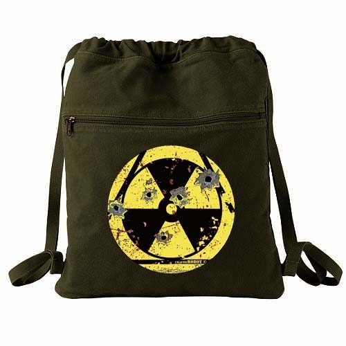 The Nuclear - Khaki Green - Cinch Sack Style BACKPACK