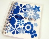 My Book of Lists - Flower Garden Blues (Mini)
