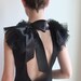 Reserved for Theodora Holiday Holiday Holiday. Backless Plunge Little Black Dress (LBD). Custom Made To Order