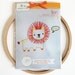 KIT embroidery lion wall art