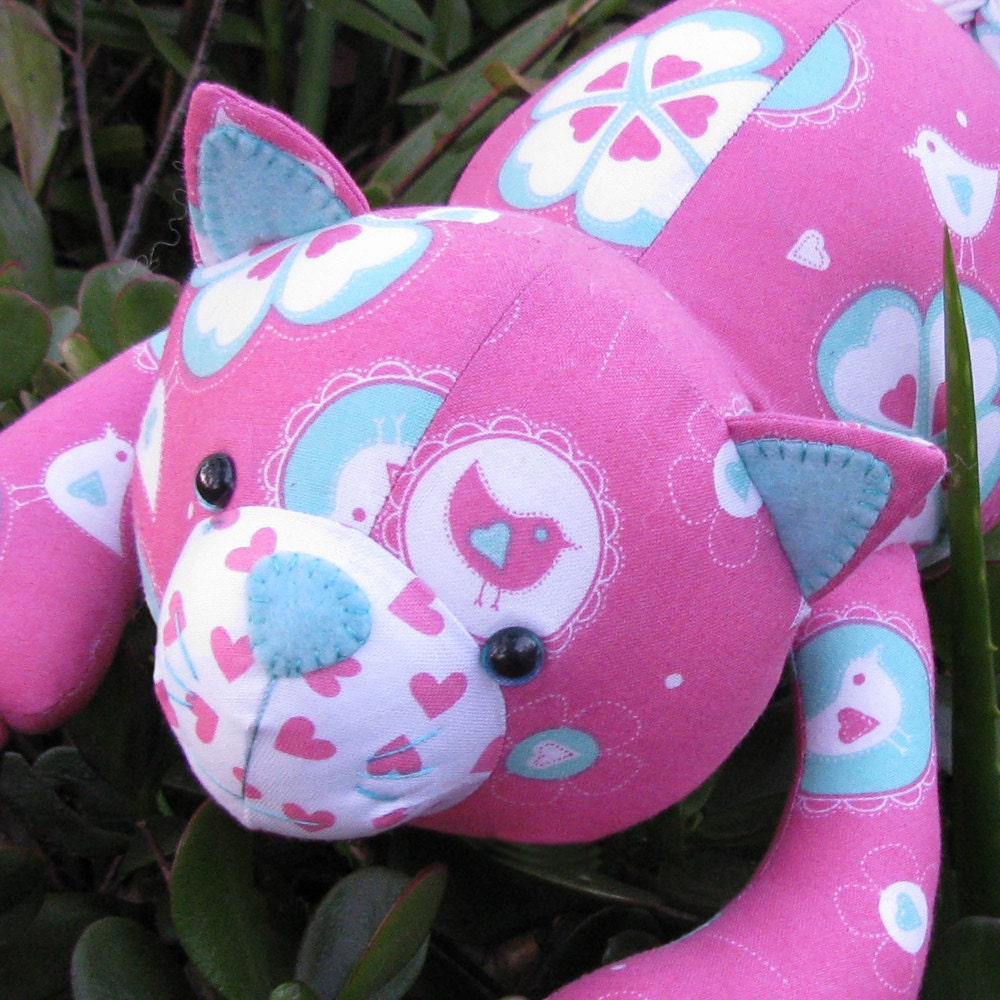 Cat Plush Toy Pattern PDF INSTANT DOWNLOAD