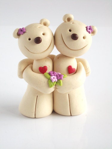 Polymer clay miniature Hart bear made to order