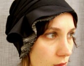 wool cloche - black 