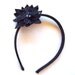 Darkest Dahlia - brooch/headband