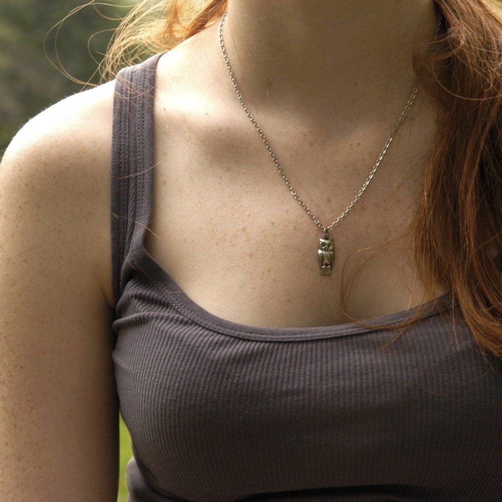 Little Retro Owl Necklace