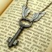 WInged Vintage Skeleton Key