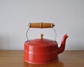 Vintage red kettle