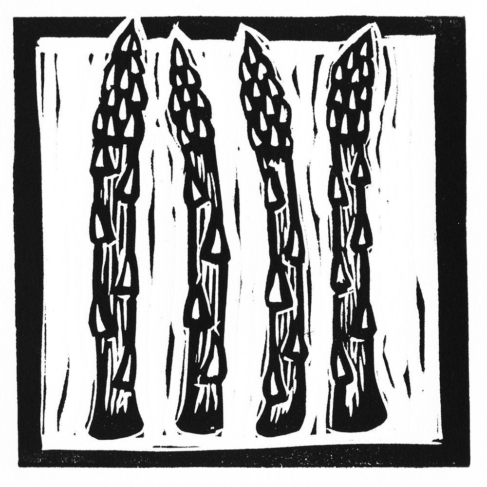 asparagus print