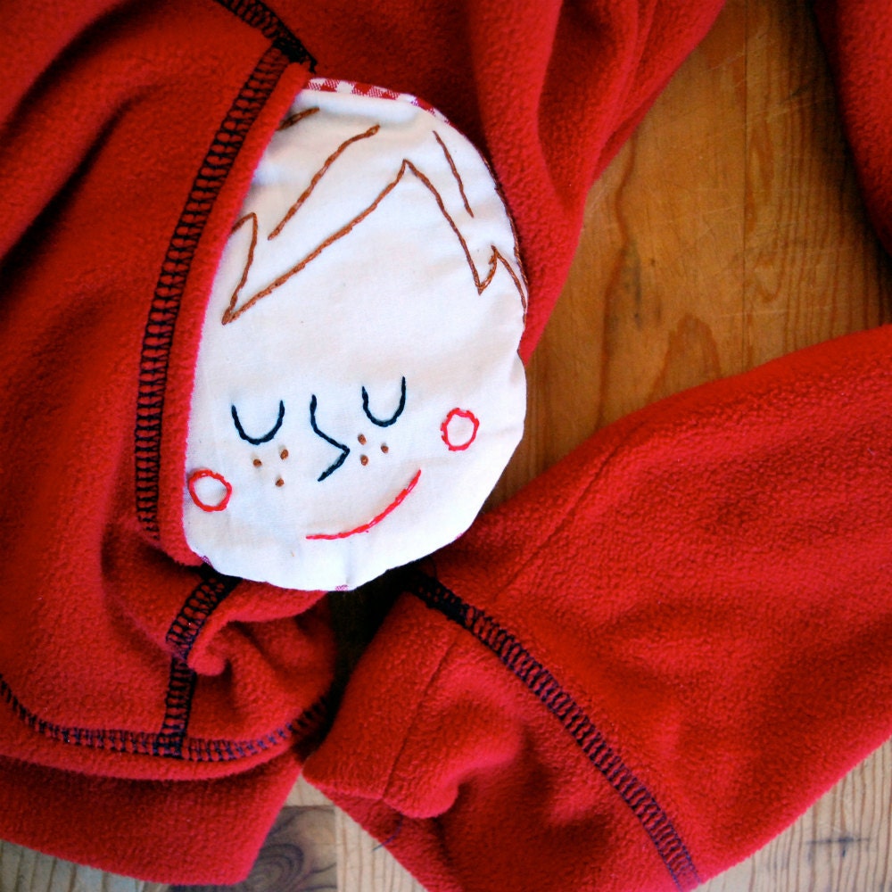 Happy Couple Embroidered Pocket Hand-Warmers