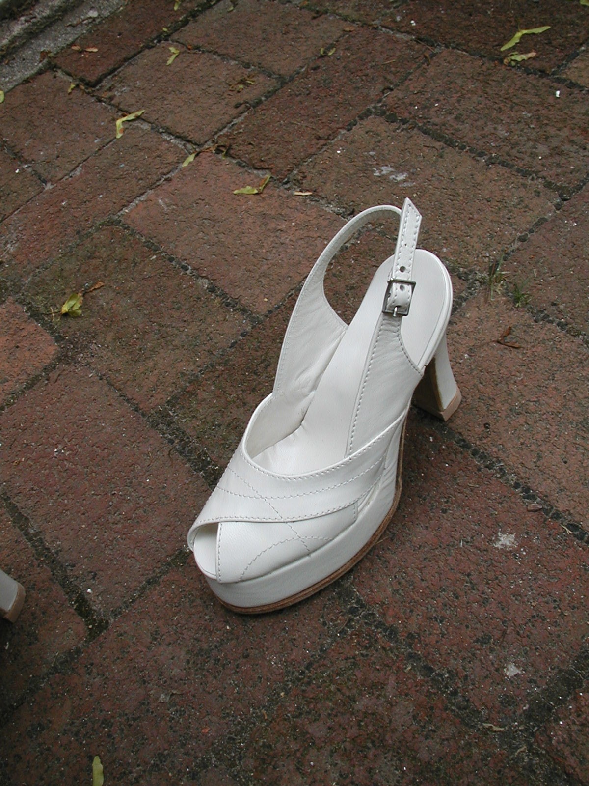Handmade Slingback Platform Pumps