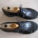 Custom BlueBlack Derby Shoes