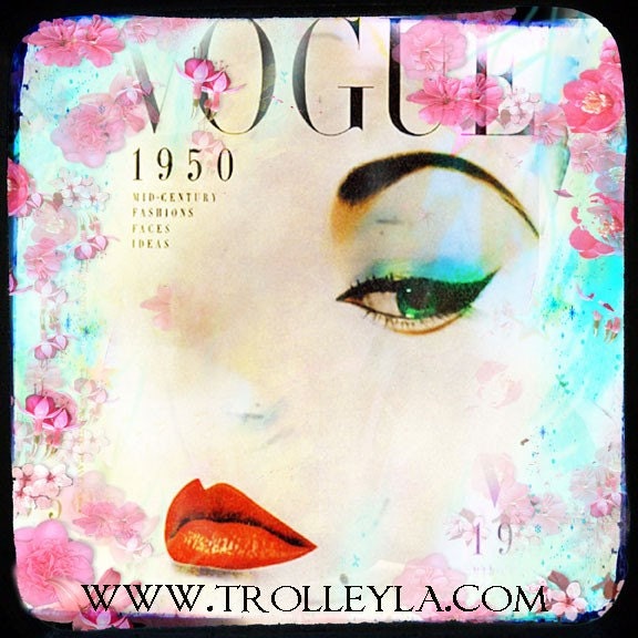 Retro Fashion Art, Vintage Style Print, 1950s Fashion Art, Fashion Illustration, Vogue, Under 25