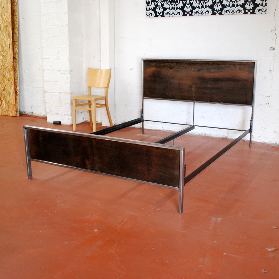 Steel Panel Bed - Full Size Platform Version