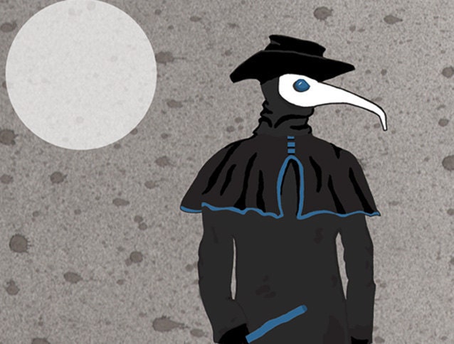 Plague Doctor 5 x 7 print