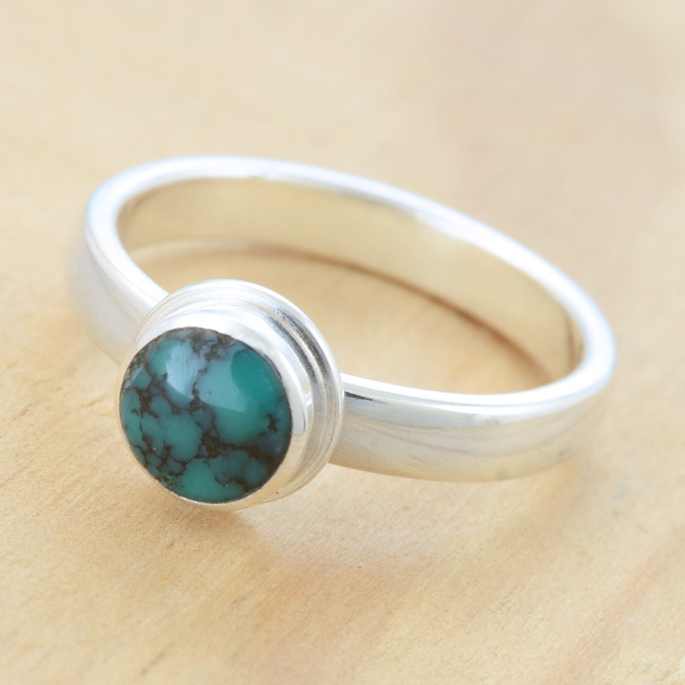 Pick Yer Own Stone - Turquoise Ring, Handmade Sterling Silver, Any Size