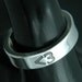 Less Than Three Ring, Handmade Sterling Silver Unisex